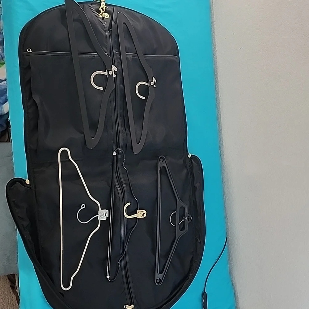 Rare Exclusive Lexus x Coach Limited Edition Black Leather Full Size Garment Bag